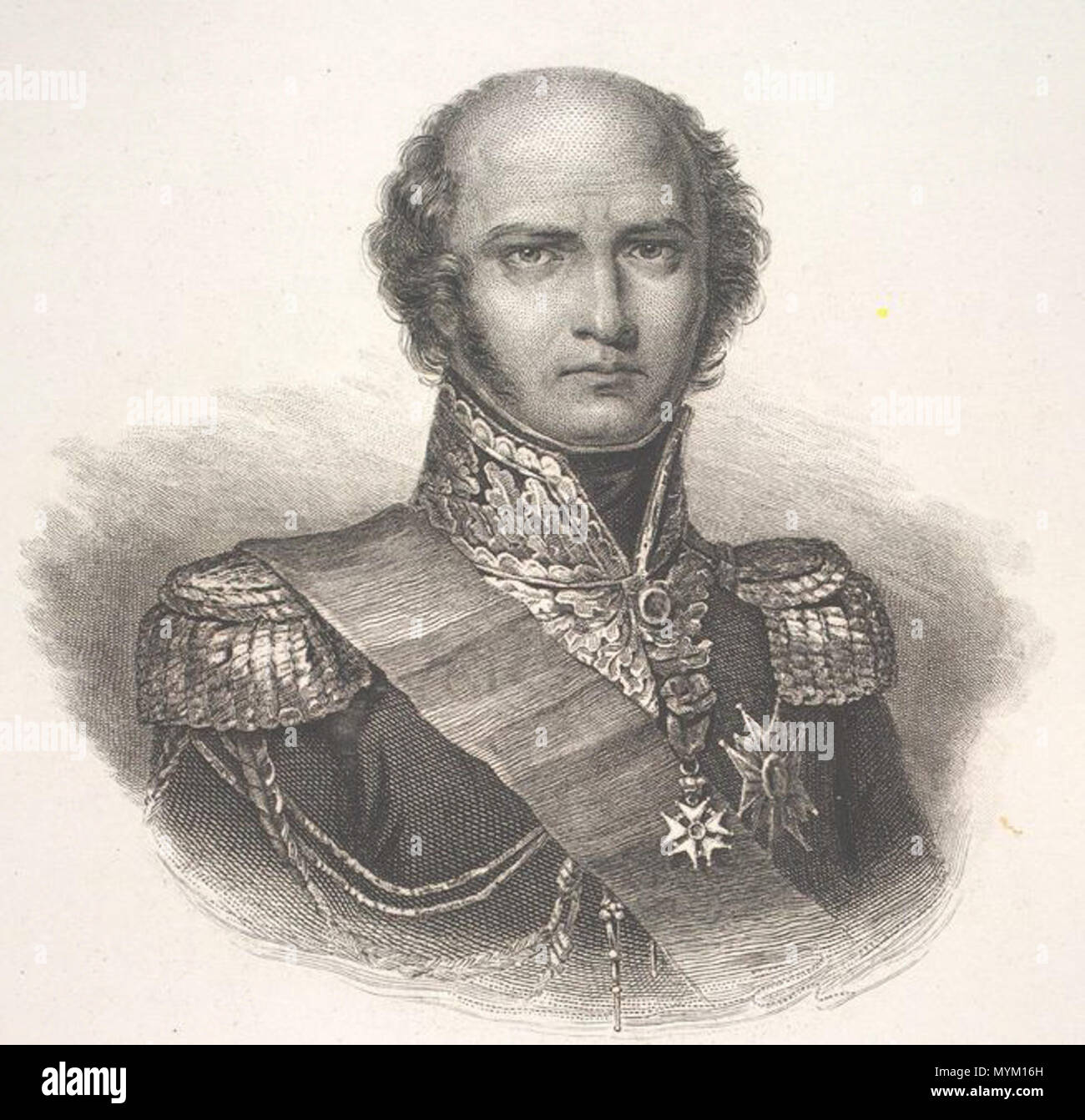 . , Louis Nicolas Davout, Duc d'Auerstaedt, Prince d'Eckmühl, (1770-1823) maréchal. 19. artist: MAULET, Amédée (1810-1835) 349 Marschall Davout durch Maulet Stockfoto