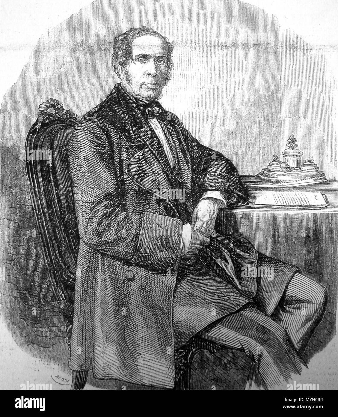 220 Jean-Baptiste Louis Gros 1858 Stockfoto