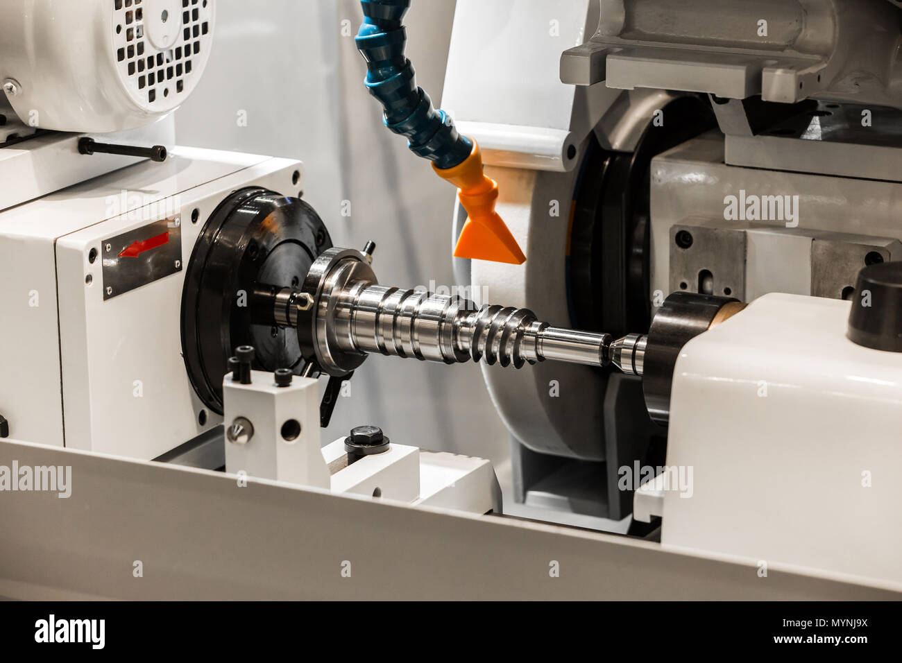 Drehbank industrielle Maschine Stockfoto