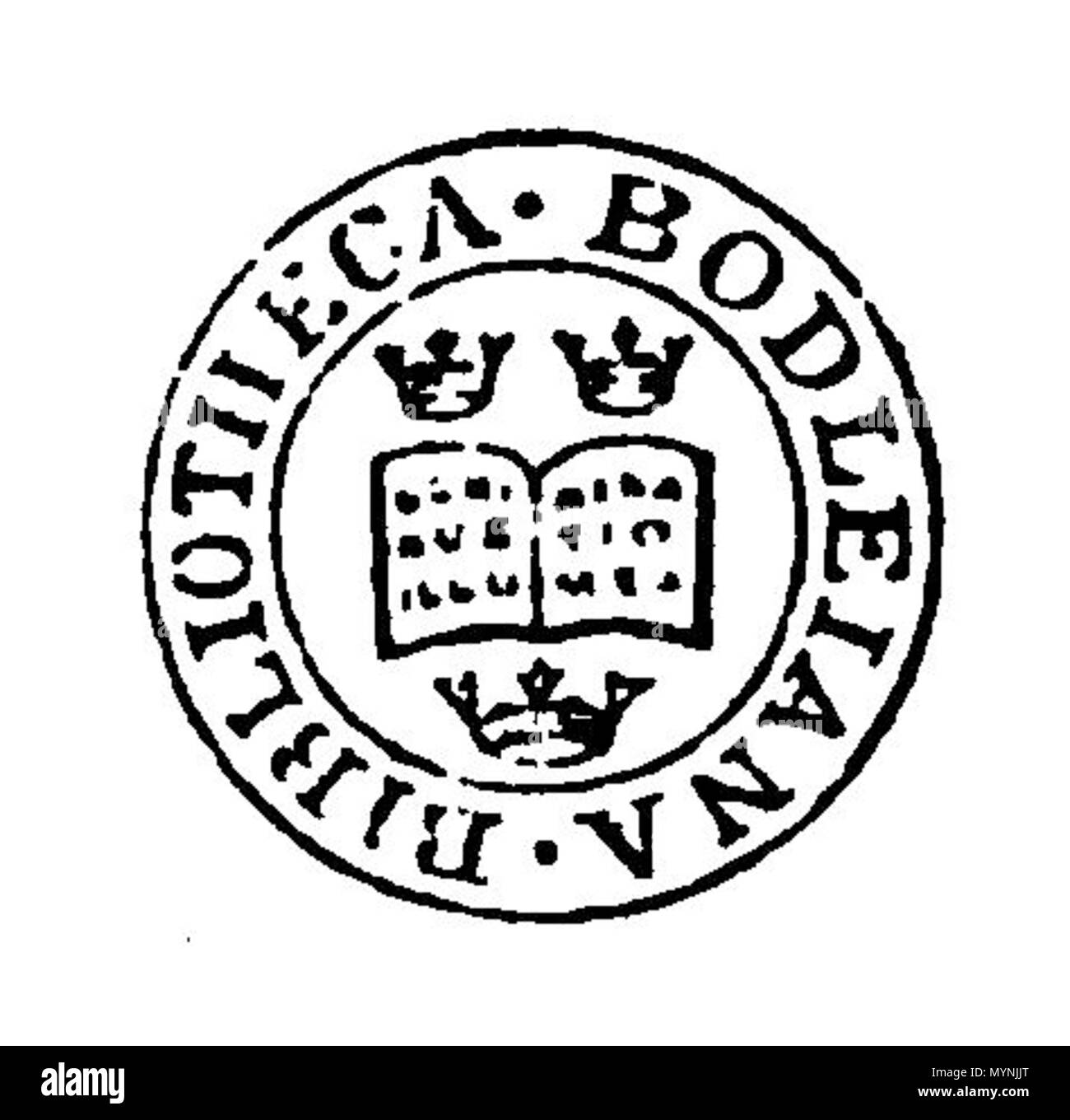 . Scan der Verlage Marke auf der Titelseite von Mutter Shipton untersucht: das Ergebnis der kritischen Prüfung im British Museum Bibliothek der Literatur zu den Yorkshire sibyl (1881). drucken Stand 1881, frühere Daten gegeben sind. Nicht bestimmt 441 Verlage Design (Untersuchung der Mutter Shipton) Stockfoto