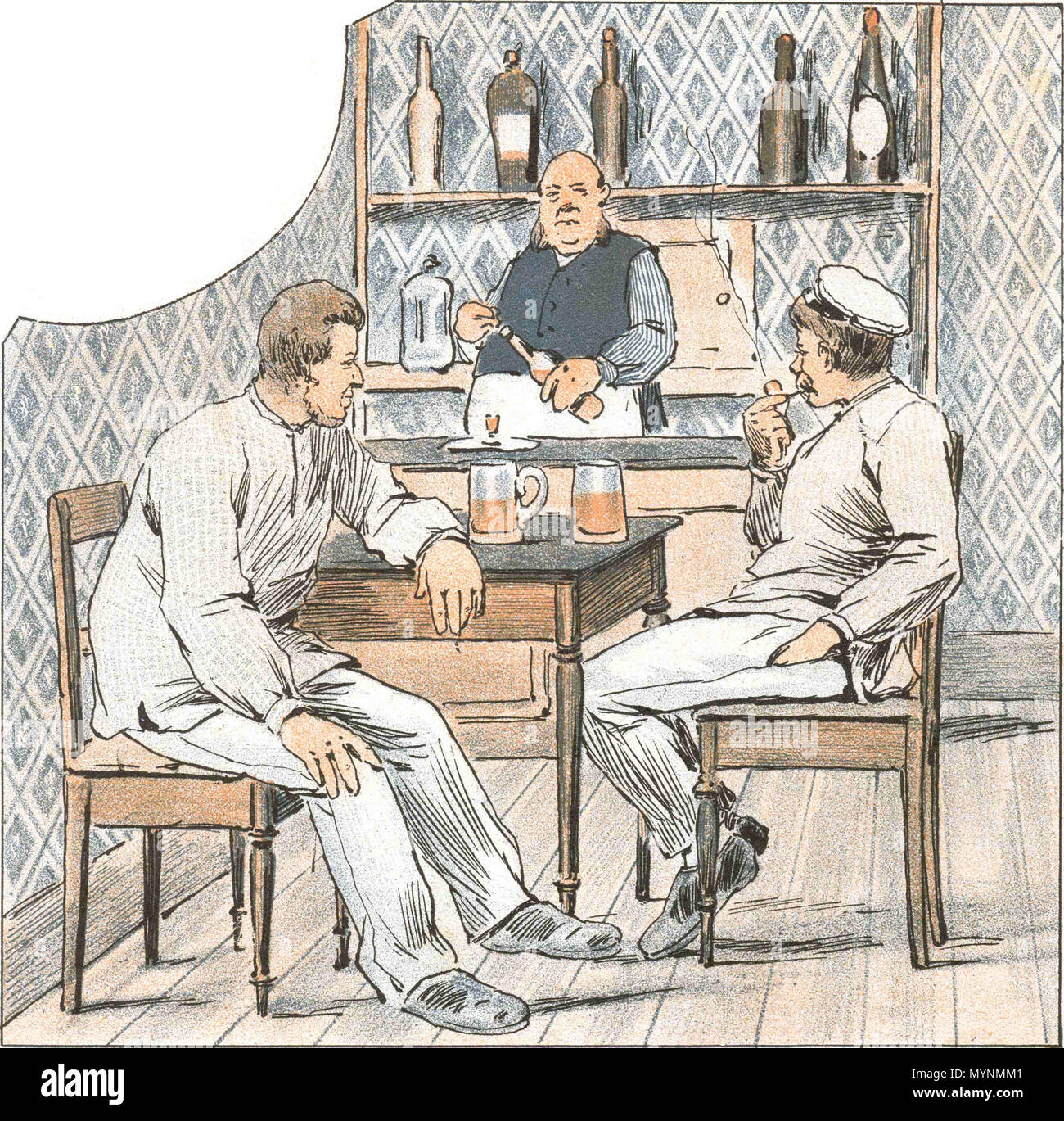 447 Ravnen 1890 Seite 305 Stockfoto