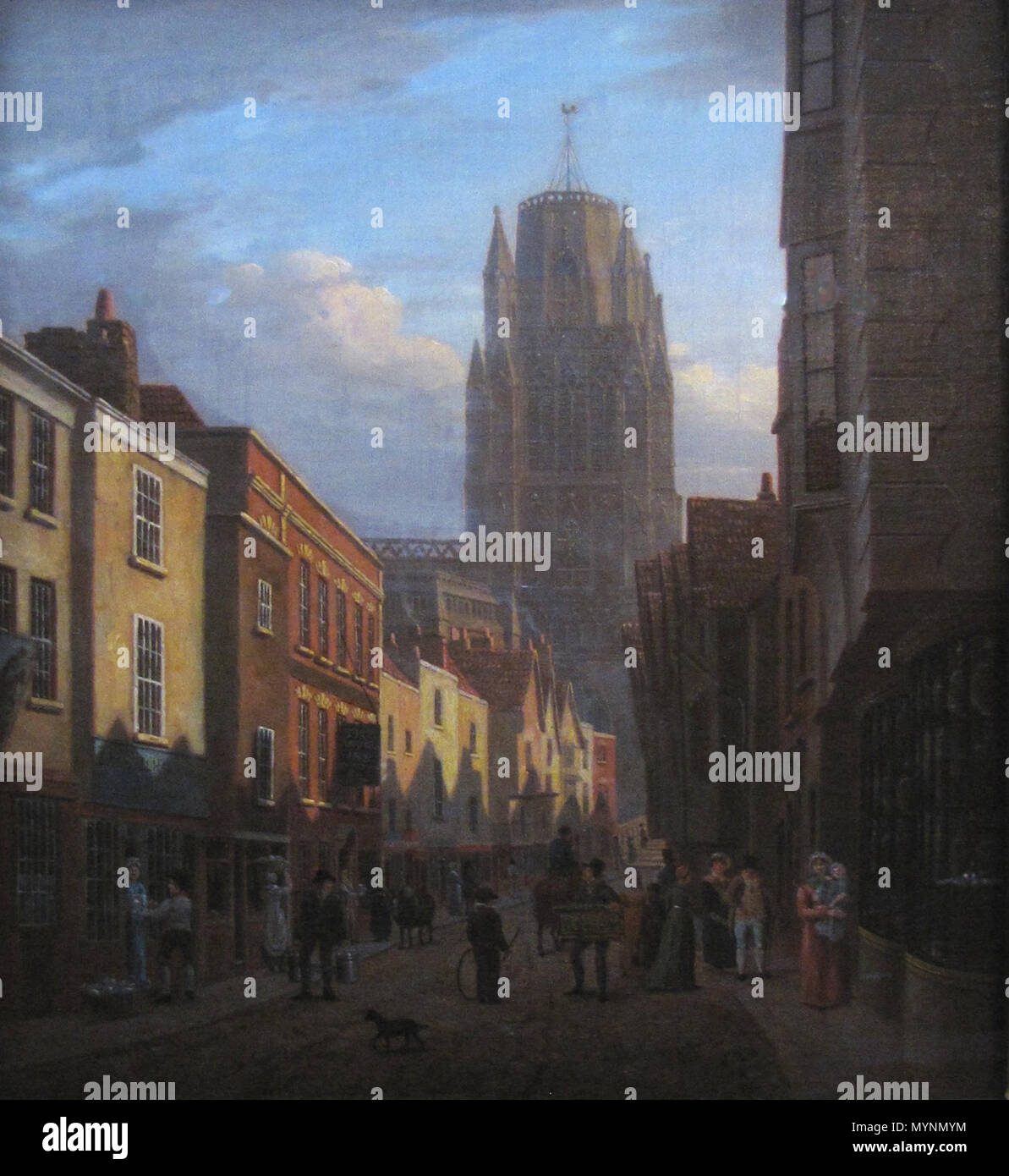 . Northgate Street, Bristol, C. 1825 von James Johnson. 1825. James Johnson 448 Northgate Street 1825 Stockfoto