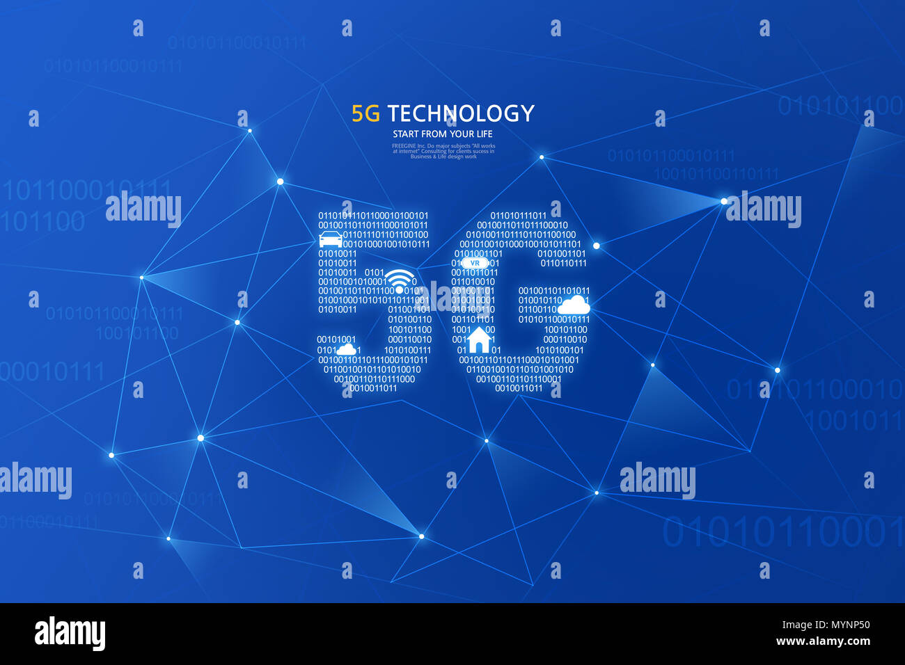 5G-Netzwerke 006 Stockfoto