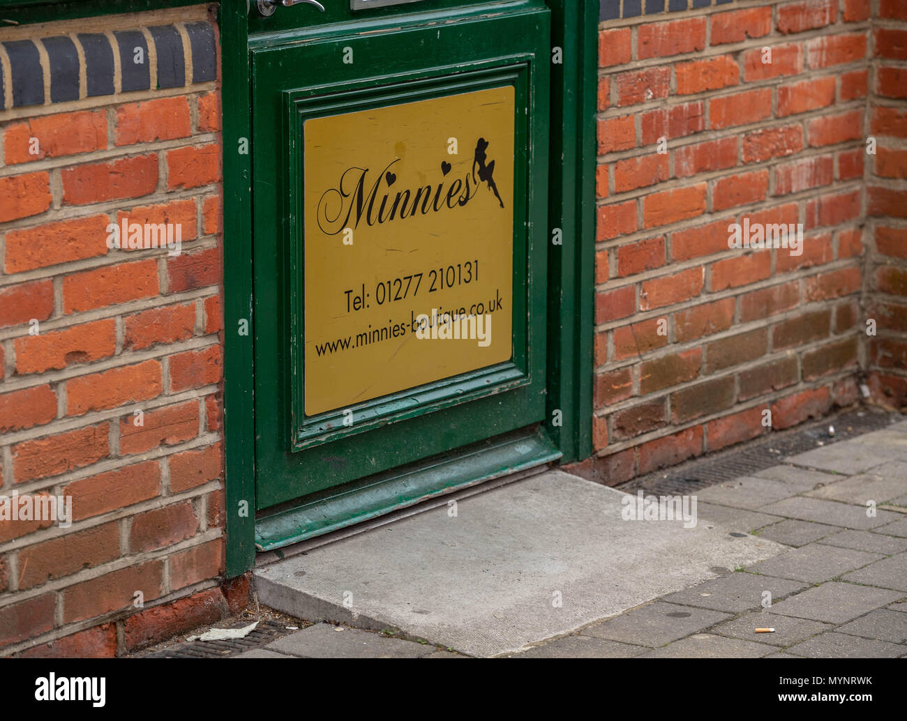 Minnies Boutique TOWIE store Brentwood Essex Stockfoto