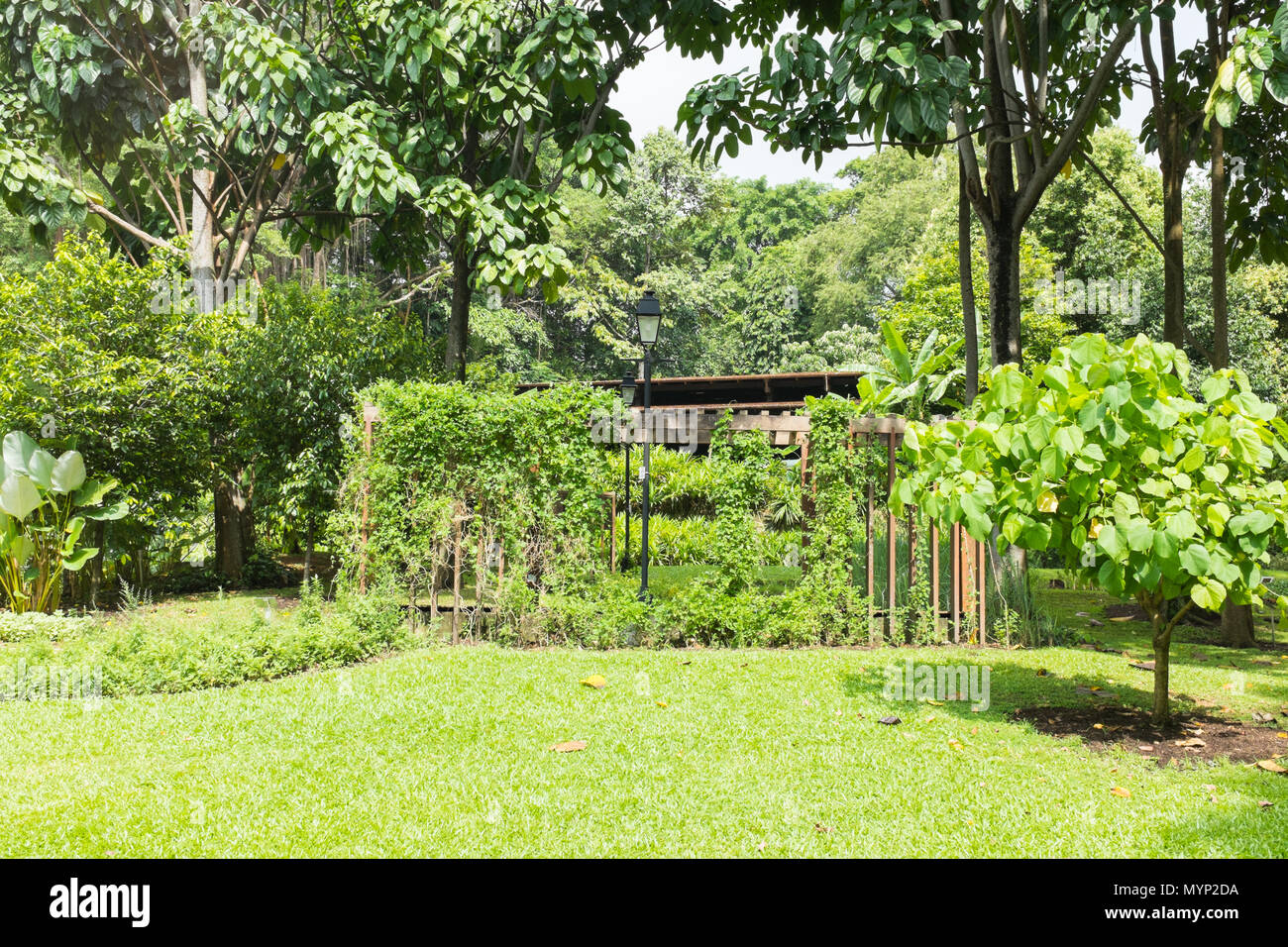 Die Spice Garden am Fort Canning Park in Singapur Stockfoto