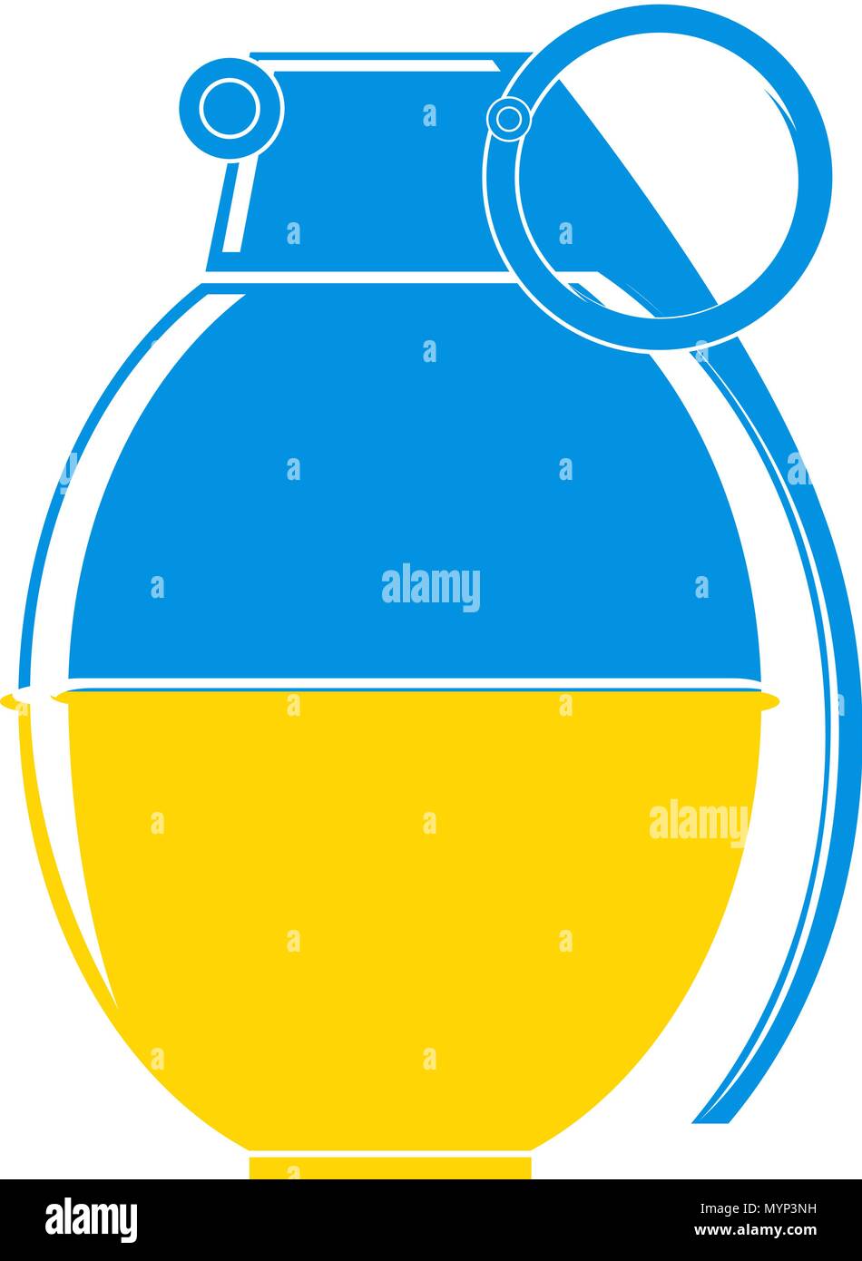 Ukraine-Konflikt Stock Vektor