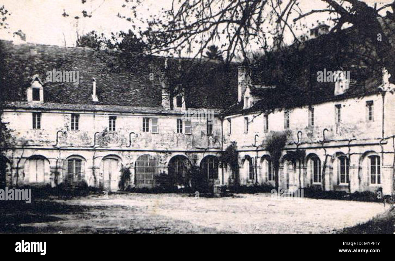 . Français: Foto du Couvent des Cordeliers de Châtillon-sur-Seine au Début du XX° Siècle. 28 Juni 2008, 19:23:29. Unbekannt 123 Cordeliers biz Stockfoto