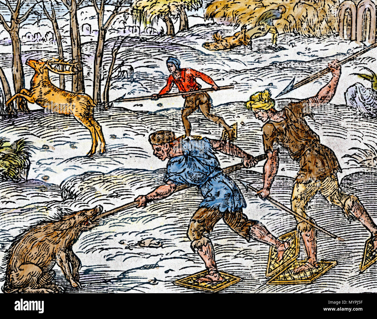 Traditional snowshoes canada Fotos und Bildmaterial in hoher