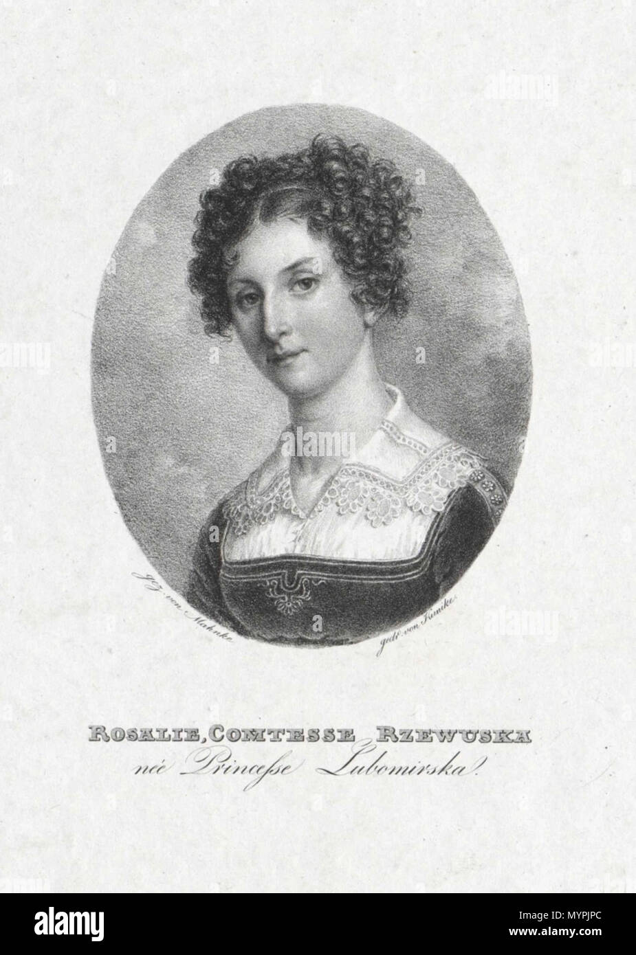 . Polski: Rozalia z Lubomirskich Rzewuska (1788-1865). 19. Adolph Kunike (1777 - 1838) Alternative Namen Adolf Adorján Kunike Beschreibung österreichische Lithograph, Illustrator und Verleger Geburtsdatum / Tod 25. Februar 1777 17. April 1838 Ort der Geburt / Todes Greifswald Wien Arbeit standort Österreich Authority control: Q 108002 VIAF: 35377842 ISNI: 0000 0000 5541 3073 82112816 LCCN: n GND: 123980976 WorldCat 463 Rozalia z Lubomirskich Rzewuska Stockfoto