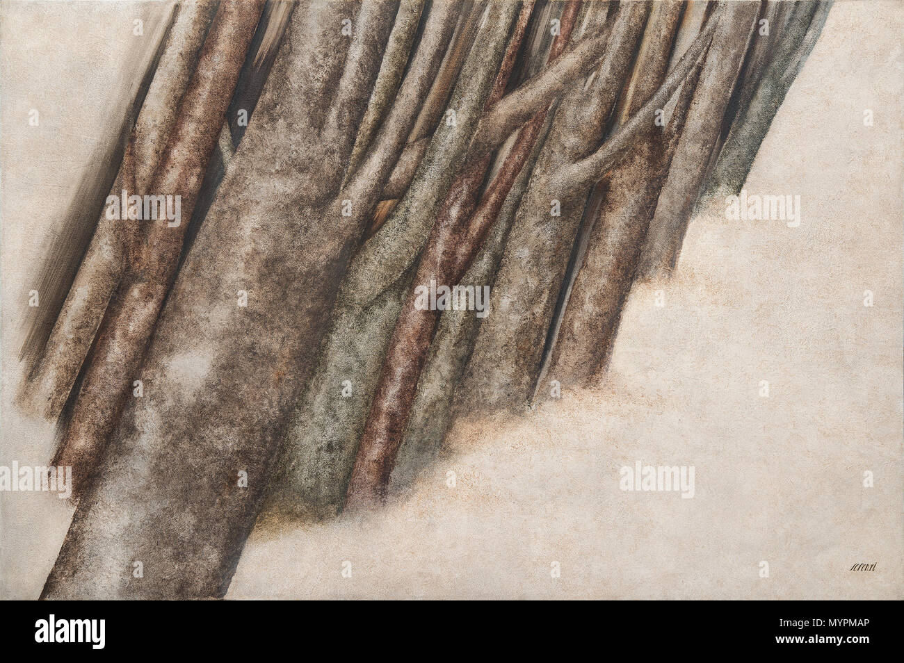 . فارسی: عنوان اثر: بدون عنوان امضاء: "sepehri" (پایین راست) رنگ‌روغن روی بوم ۱۸۰ × ۱۲۰ سانتی‌متر اثر تاریخ: دهه ۵۰. 1350 s (Solar Kalender). Sohrab Sepehri (1928 - 1980) Beschreibung iranischer Maler, Dichter und Schriftsteller Geburtsdatum / Tod vom 7. Oktober 1928 vom 21. April 1980 Ort der Geburt / Todes Kashan Teheran Arbeitsort Iran (Tehran) Kontrolle: Q 469991 VIAF: 41851171 ISNI: 0000 0001 0891 0226 80002910 LCCN: n GND: 119026546 SUDOC: 028276809 WorldCat 1 Untitled von Sohrab Sepehri (32) Stockfoto