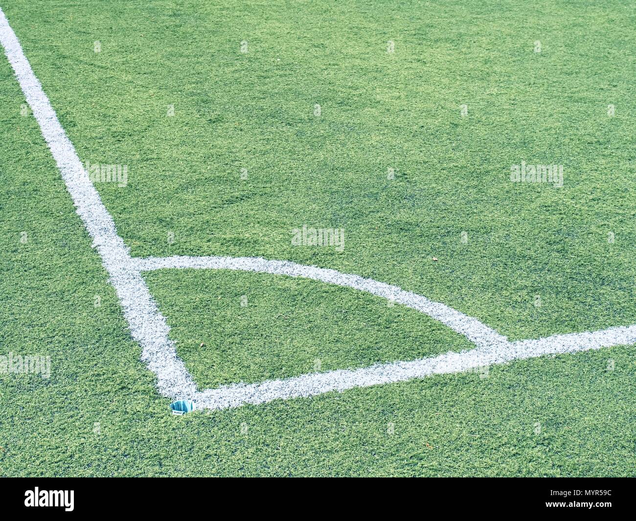 Kunstrasen für Fußball (Fußball) Sportplatz. Muster der grünen Kunstrasen.  Outdoor Training Wiedergabe", Feld Stockfotografie - Alamy