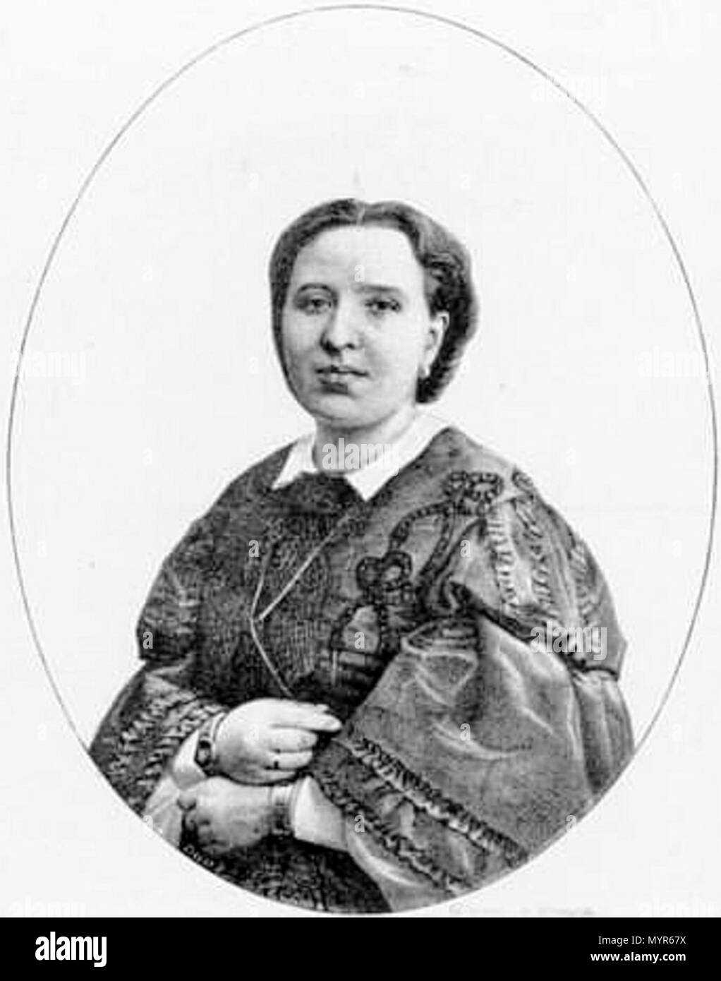 . Englisch: Italienische Opernsängerin Rosina Penco (1823-1894) von Firmin Gillot (1820-1872) nach einem Foto von marie-alexandre Alophe (1812-1883). 1860. Firmin Gillot (lithogapher) nach marie-alexandre Alophe (Fotograf) 462 Rosina Penco nach marie-alexandre Alophe Stockfoto