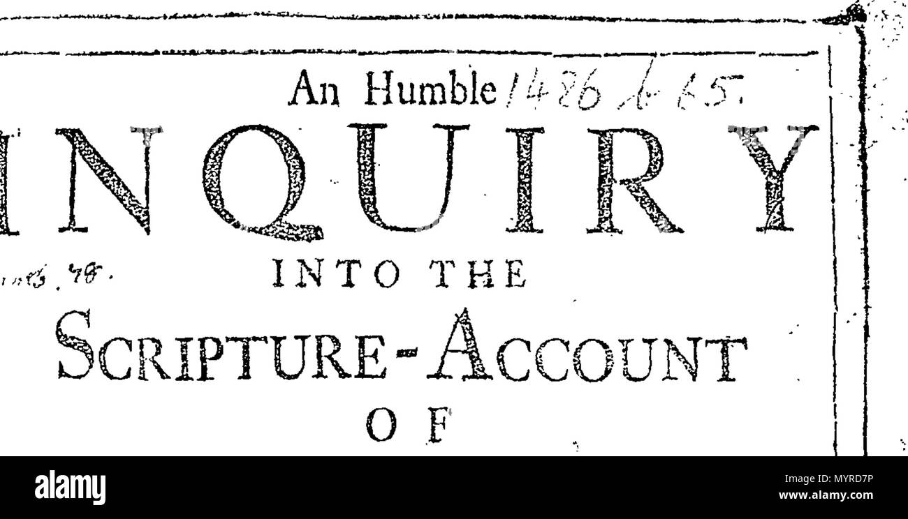 . Englisch: Fleuron aus Buch: Eine bescheidene Anfrage in die Bibel - Jesus Christus: oder, ein kurzes Argument betreffend seine Gottheit und Herrlichkeit, nach dem Evangelium. 344 Eine bescheidene Anfrage in die Bibel - Jesus Christus - oder eine kurze Argument betreffend seine Gottheit und Herrlichkeit, nach dem Evangelium Fleuron T 068466-1 Stockfoto