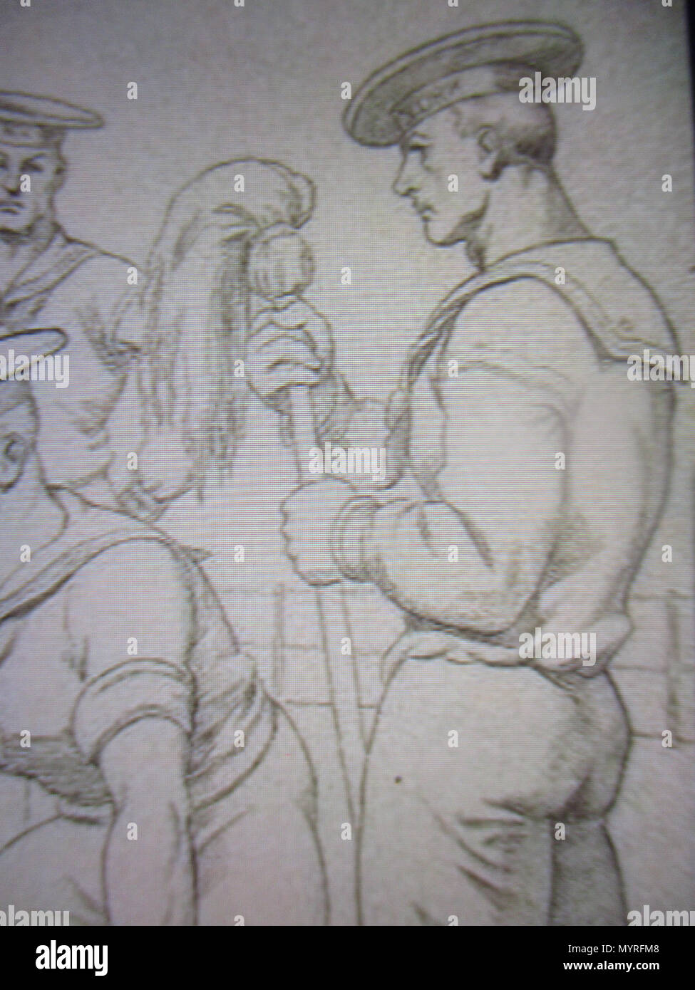 . Français: Otho Cushing (1871-1942). Detail. . 1900. Otho Cushing 78 Otho Cushing Feld Tag detail Stockfoto