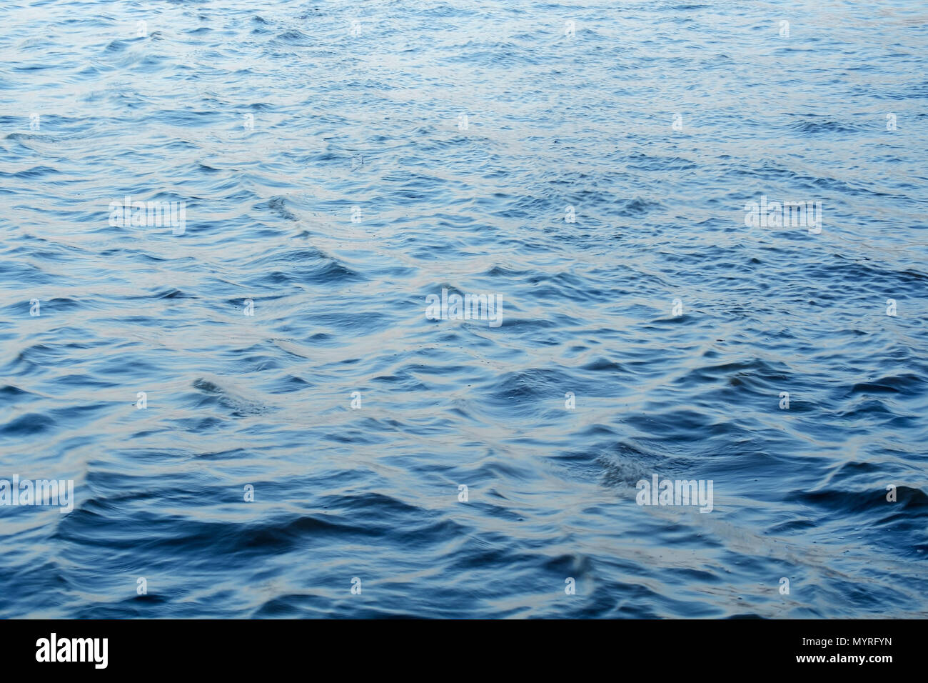 Abstract blur Hintergrund des Flusses. Blue Tone. Stockfoto