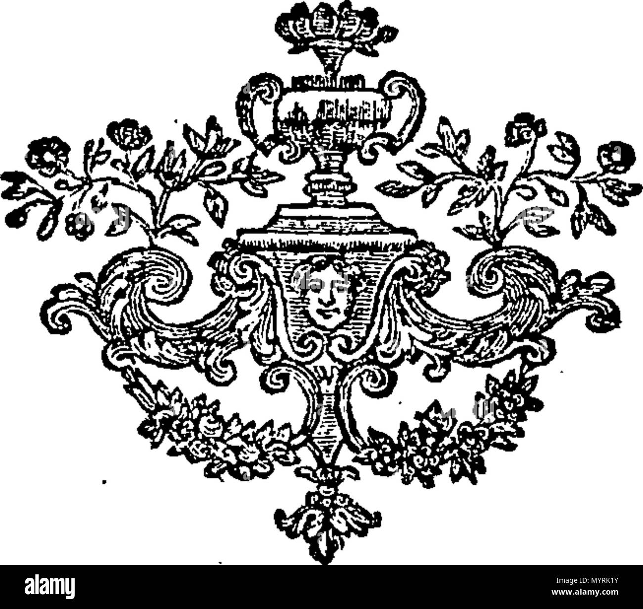 . Englisch: Fleuron aus Buch: ein Essay über die Macht und die Harmonie der nüchterne Zahlen: Wird eine Fortsetzung zu einem auf die Macht der Zahlen und die Prinzipien der Harmonie in der poetischen Kompositionen. 325 Ein Essay über die Macht und die Harmonie der nüchternen Zahlen - wird eine Fortsetzung zu einem auf die Macht der Zahlen und die Prinzipien der Harmonie in der poetischen Fleuron T 004045-4 Stockfoto