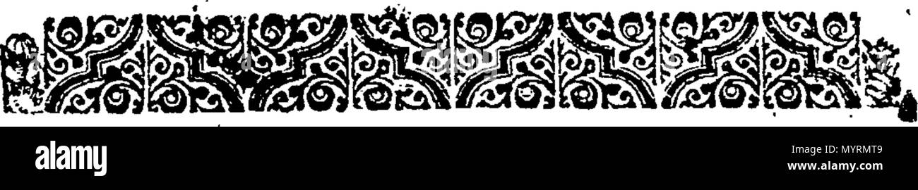 . Englisch: Fleuron aus Buch: Eine genaue Liste der Herren geistlichen und weltlichen: als auch der Ritter und Kommissare der Shires, Bürger und Burgesses des zweiten Parlament von King George. Beschwören möchte, an der Westminster Treffen am 10. Mai 1722, und von da schifften laufend, durch mehrere Prorogations, bis die Am 9. Oktober 1722, wird die erste Sitzung des Sechsten Parlament von Großbritannien. Wobei jedes Mitglied ordnungsgemäß wird vom Chief Sitz oder gemeinsamen Wohnsitz seiner Familie, oder von seinem Beruf, oder publick Beschäftigung unterscheiden würde. Zu dem wird hinzugefügt, Eine alphabetische Liste o Stockfoto