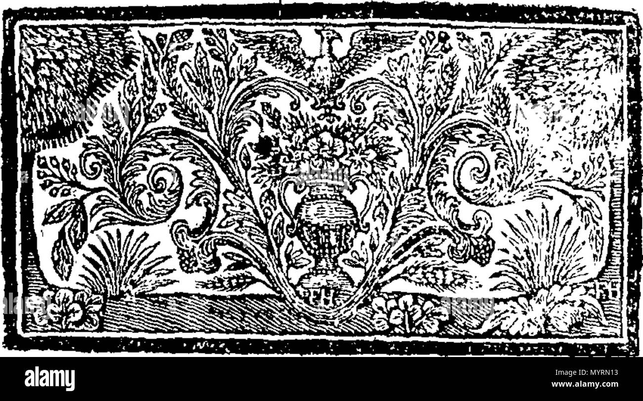 . Englisch: Fleuron aus Buch: Eine Untersuchung der Fakten und Ueberlegungen in den Herrn Bischofs von Chichester Predigt vor dem House of Lords, die auf den 31. Januar verkündet. Demütig seinem Herrschaft gerichtet. 332 Eine Untersuchung der Fakten und Ueberlegungen in den Herrn Bischofs von Chichester Predigt vor dem House of Lords am 31. Januar letzten Fleuron N 006952-2 Stockfoto