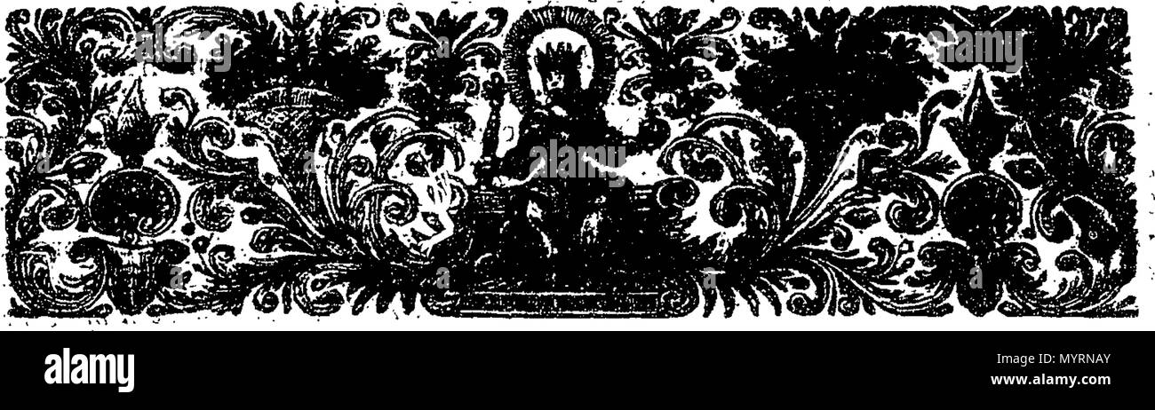 . Englisch: Fleuron aus Buch: Eine Ausstellung des Buches von Solomon's Song, die gemeinhin als Cantica: Worin die Behörde festgestellt wird und bestätigt, gegen die Einwände, die Alten und Modernen; mehrere Versionen im Vergleich mit dem ursprünglichen Text; die verschiedenen Sinne, sowohl von jüdischen und christlichen Interpreten angesehen; das Ganze geöffnet und in einem einwandfreien und nützliche Beobachtungen erklärt. Zu dem wird hinzugefügt, die Targum, oder Chaldee Paraphrase auf das ganze Buch, originalgetreu aus der ursprünglichen Chaldee übersetzt; zusammen mit einigen Erläuterungen. Von John Gill, D.D. 333 Eine ex Stockfoto