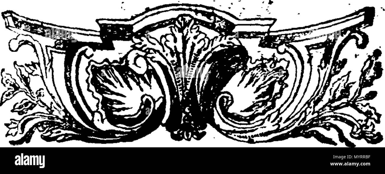 . Englisch: Fleuron aus Buch: Eine historische Liste der Pferd-Spiele laufen. Und der Platten und Preise für in Großbritannien und Irland, im Jahr 1757. Mit, I. Die Namen der Besitzer der Pferde, die, wie oben ausgeführt haben, sowie die Namen und Farben der Pferde auch. Ii. Der Gewinner ausgezeichnet jedes Spiels, Platte, Preis, oder Beteiligungen. Iii. Die Bedingungen für die Ausführung als zu Gewichten, Alter, &c. und die Orte, in denen die Pferde verlieren in gekommen. Iv. Eine Tabelle der Gewichte, die Pferde sind für Geben und Nehmen Sie die Platten von zwölf bis fünfzehn Hände hoch. V. Eine alphabetische Liste der Stailion Stockfoto