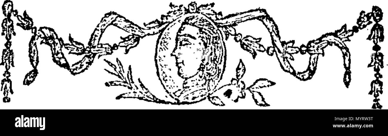 . Englisch: Fleuron aus Buch: Eine Anfrage; worin, das Ende und die Gestaltung der Taufe - - die Qualifikation - das Ausmaß seiner Verwaltung - - die Vorteile daraus entstehen - die Stellung der getauften Kinder - ob die Taufe in der Kindheit zu Kirche Privilegien in nach Jahren berechtigen - und die Disziplin der Kirche ist die Ausübung, bezogen auf den getauften Kinder, sind besonders betrachtet und dargestellt. Von Cyprian Starke, Uhr Pastor der ersten Kirche in Chatham. [Vier Linien der Schrift Texte]. 346 Eine Untersuchung; worin Fleuron W 020537-4 Stockfoto