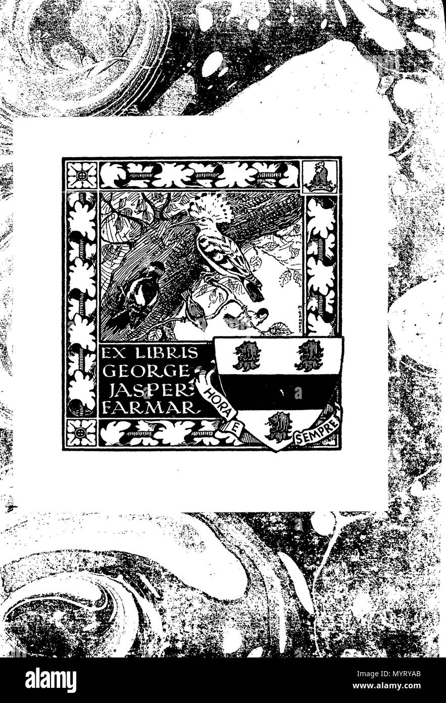 . Englisch: Fleuron aus Buch: Ein universelles Wörterbuch der englischen Sprache. In der Die Begriffe wurden in den Künsten und Wissenschaften sind definiert, die Worte erklärt in ihren verschiedenen Sinne; die Akzente richtig platziert, die wahre Aussprache zu erleichtern; die Teile der Sprache bezeichnet, und die Rechtschreibung im Gesamten zu einer einheitlichen und konsistenten Standard reduziert. Mit dem Präfix, einer Grammatik der englischen Sprache. 353 Ein universelles Wörterbuch der englischen Sprache Fleuron T 227483-3 Stockfoto