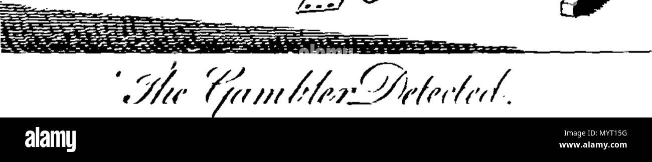 . Englisch: Fleuron aus Buch: Annalen der Gaming; oder, stellen Sie sicher, dass der Führer des Fair player. Mit ursprünglichen Abhandlungen über die folgenden Spiele. Whist. Gefahr. Tennis. ... Back-Gammon. Allen vieren. Comet, oder die Päpstin. Zu dem sind alle Operationen, subjoined legerdemains,... oder mögliche indirekte Mittel tha können an jene Spiele eingeführt werden. Von einem Kenner. 359 Annalen der Gaming; oder, der fair Player sicher guide Fleuron T 191032-1 Stockfoto