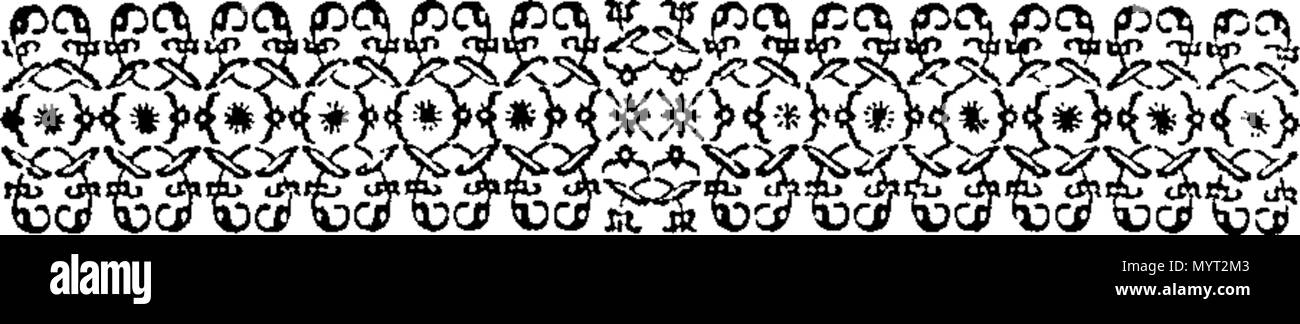 . Englisch: Fleuron aus Buch: Möbel? Lingu? Britannic? Thesaurus: Eine Britische oder Welsh-English Wörterbuch: Enthält einige Tausende von britischen Worte mehr als jede Walisisch Wörterbuch bisher veröffentlicht. Alle Behörden oder Beispiele, die der gelernte Arzt Davies gibt, in seinem British-Latin Wörterbuch, von den antiken Dichter, Historiker, &c. In dieser eingefügt, da sie farbverbindliche Proofs sind der Bedeutungen auf diese Worte zugeordnet, und die Worte, die hinzugefügt werden, sind oft in der gleichen Weise veranschaulicht. Und dies zu Arbeiten mehr Compleat, neben den Erklärungen und etymologien von Wo Stockfoto