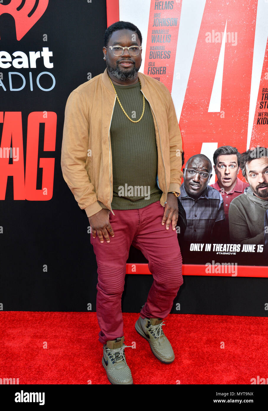 Los Angeles, USA. 7. Juni 2018. Lil Rey Howery bei der Weltpremiere für "Tag" im Regency Dorf Theater. Bild: Sarah Stewart Credit: Sarah Stewart/Alamy leben Nachrichten Stockfoto