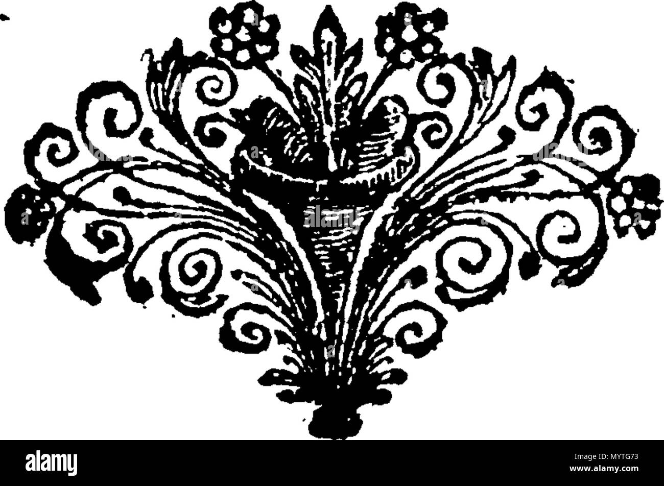 . Englisch: Fleuron aus Buch: Eine Einführung in das Studium der Geschichte: Worin ist die richtige Methode zum Lesen historische Werke, um eine perfekte Kenntnis der Menschheit zu erwerben; im Hinblick auf die Verbesserung des Urteils und die verschiedenen Fehler, die sich aus Leidenschaft und Vorurteil korrigieren. Im Zeichen von Einigen illustren Persönlichkeiten in der Geschichte der Antike aufgezeichnet. Von R.Johnson. 351 Eine Einführung in das Studium der Geschichte, darin gilt als die richtige Methode des Lesens historische Werke Fleuron T 120307-4 Stockfoto