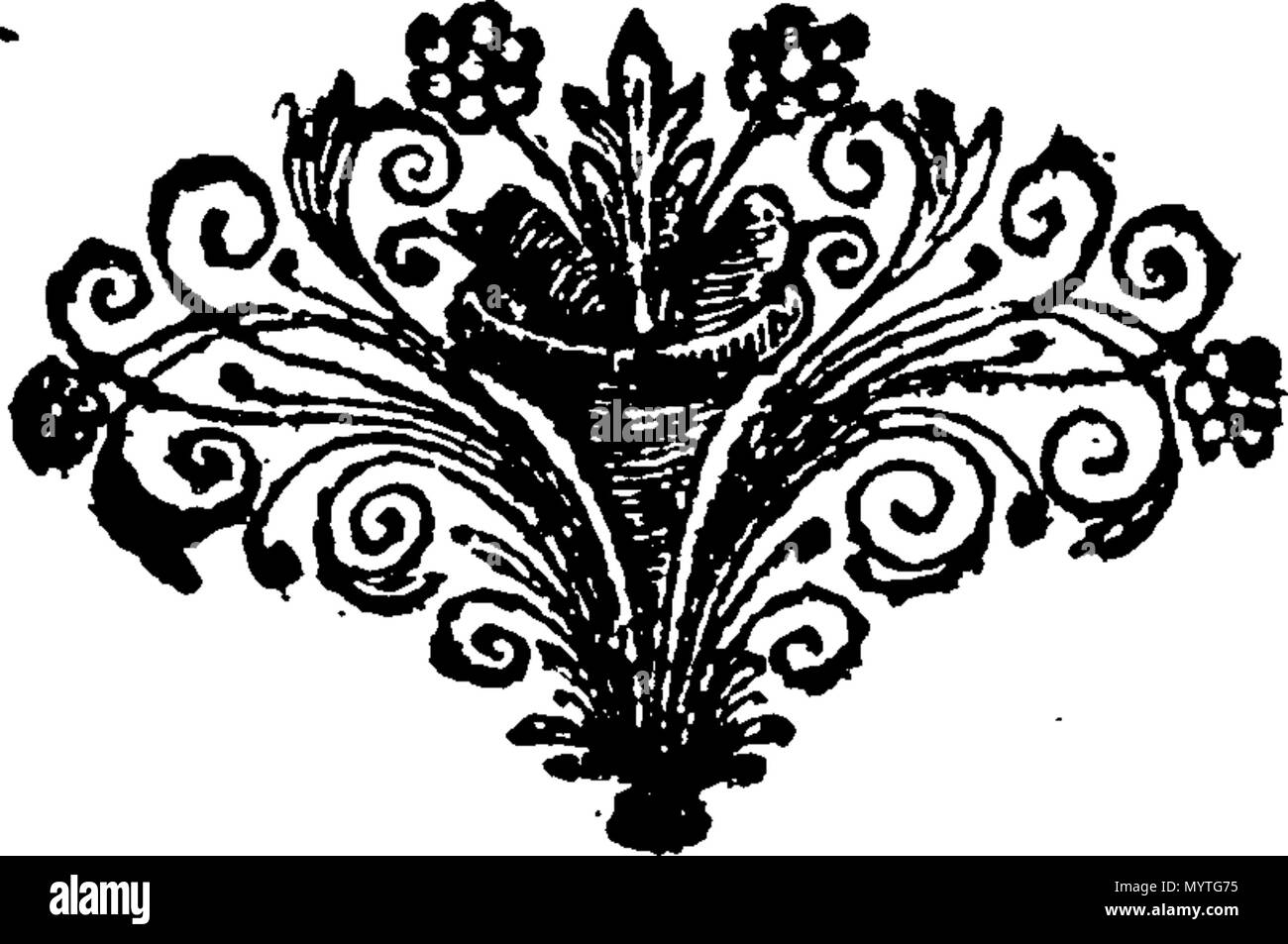 . Englisch: Fleuron aus Buch: Eine Einführung in das Studium der Geschichte: Worin ist die richtige Methode zum Lesen historische Werke, um eine perfekte Kenntnis der Menschheit zu erwerben; im Hinblick auf die Verbesserung des Urteils und die verschiedenen Fehler, die sich aus Leidenschaft und Vorurteil korrigieren. Im Zeichen von Einigen illustren Persönlichkeiten in der Geschichte der Antike aufgezeichnet. Von R.Johnson. 351 Eine Einführung in das Studium der Geschichte, darin gilt als die richtige Methode des Lesens historische Werke Fleuron T 120307-5 Stockfoto