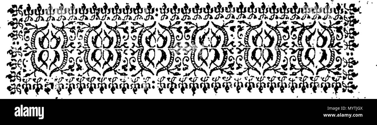 . Englisch: Fleuron aus Buch: Antworten die Sitzung von Dunfermline, um die Gründe für die Sezession von neun Ältesten der genannten Sitzung gegeben, auf den 21. Februar, 1740. Zu dem wird hinzugefügt, kopieren Sezession der sagte neun Ältesten. Mit der Darstellung der Pfarrhaus von Dunfermline, der Generalversammlung im Jahr 1738. 366 Antworten die Sitzung von Dunfermline, zu den Gründen der Secession in neun Ältesten der genannten Sitzung auf den 21. Februar, 1740 Fleuron T 103065-3 Stockfoto