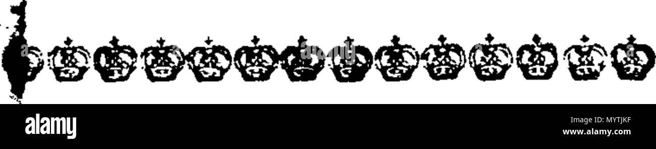 . Englisch: Fleuron aus Buch: Hymnen: für zwei, drei, vier, fünf, sechs, sieben und acht Stimmen. Wie Sie jetzt durchführen möchten, in der Kathedrale und Metropolitical Kirche St. Petrus in York: in der Kathedrale Kirche Christi und der Jungfrau Maria, die Heilige Jungfrau, in Durham: und in der Kathedrale Kirche der Seligen Jungfrau Maria, in Lincoln. Mit dem Präfix ", eine Tabelle der Prediger, und die Zeiten von ihrer Predigt, in der sagte Kathedralen. Von Thomas Ellway, Master von den Kindern der Kathedrale in York gesammelt. 366 Hymnen - für zwei, drei, vier, fünf, sechs, sieben und acht Stimmen Fleuron T 13596 Stockfoto