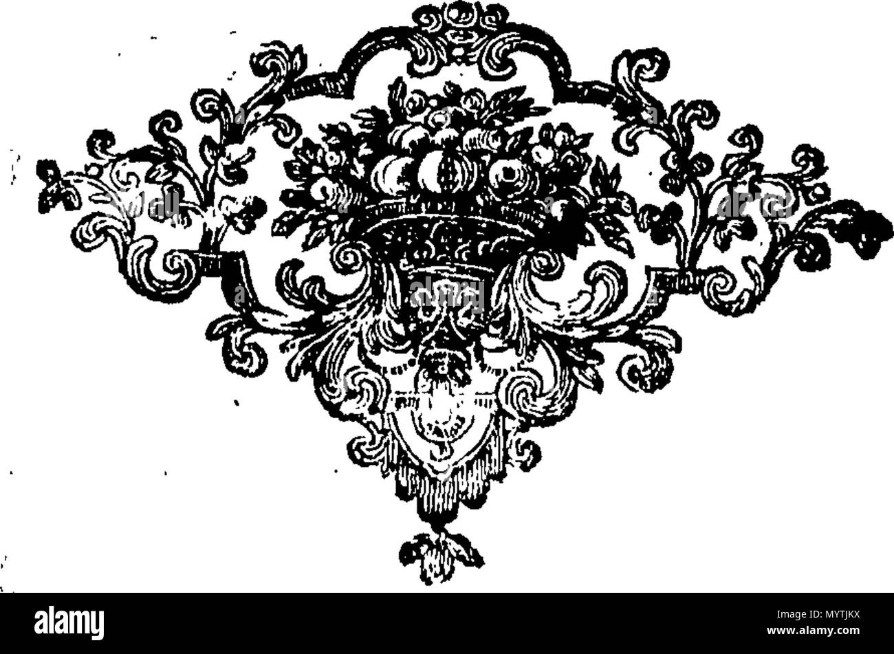 . Englisch: Fleuron aus Buch: Hymnen: für zwei, drei, vier, fünf, sechs, sieben und acht Stimmen. Wie Sie jetzt durchführen möchten, in der Kathedrale und Metropolitical Kirche St. Petrus in York: in der Kathedrale Kirche Christi und der Jungfrau Maria, die Heilige Jungfrau, in Durham: und, in der Kathedrale Kirche der Seligen Jungfrau Maria, in Lincoln. Mit dem Präfix ", eine Tabelle der Prediger, und die Zeiten von ihrer Predigt, in der sagte Kathedralen. Gesammelt und von Thomas Ellway, Master von den Kindern der Kathedrale in York verkauft. 366 Hymnen - für zwei, drei, vier, fünf, sechs, sieben und acht Stimmen Fleu Stockfoto