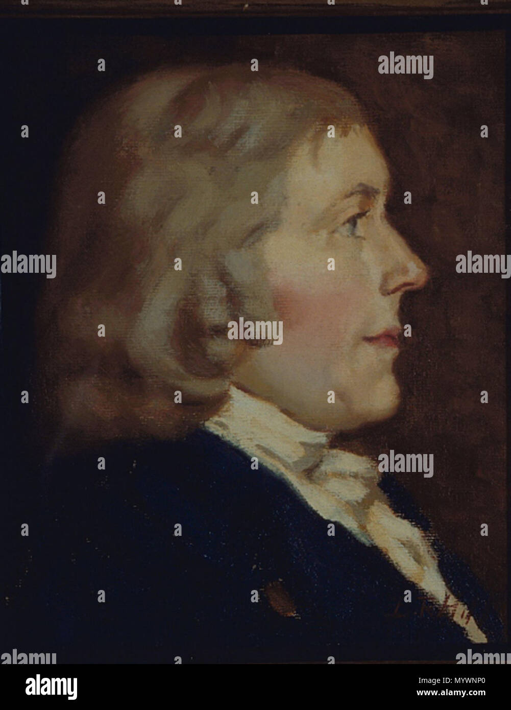 . Englisch: Portrait von Isaac Todd, einer der prominentesten Montreals Kaufleute nach der britischen Eroberung des Neuen Frankreich und Gründungsmitglied der Beaver Club in Montreal und Kanada Club in London. Er war einer der ersten Partner in der North West Company, bevor es formalisiert wurde, aber war besser für seine Partnerschaft mit James McGill bekannt. Malerei von ca. 1922. Français: Portrait d'Isaac Todd. ca. 1922 3 Isaac Todd (1742-1819), von Montreal Stockfoto