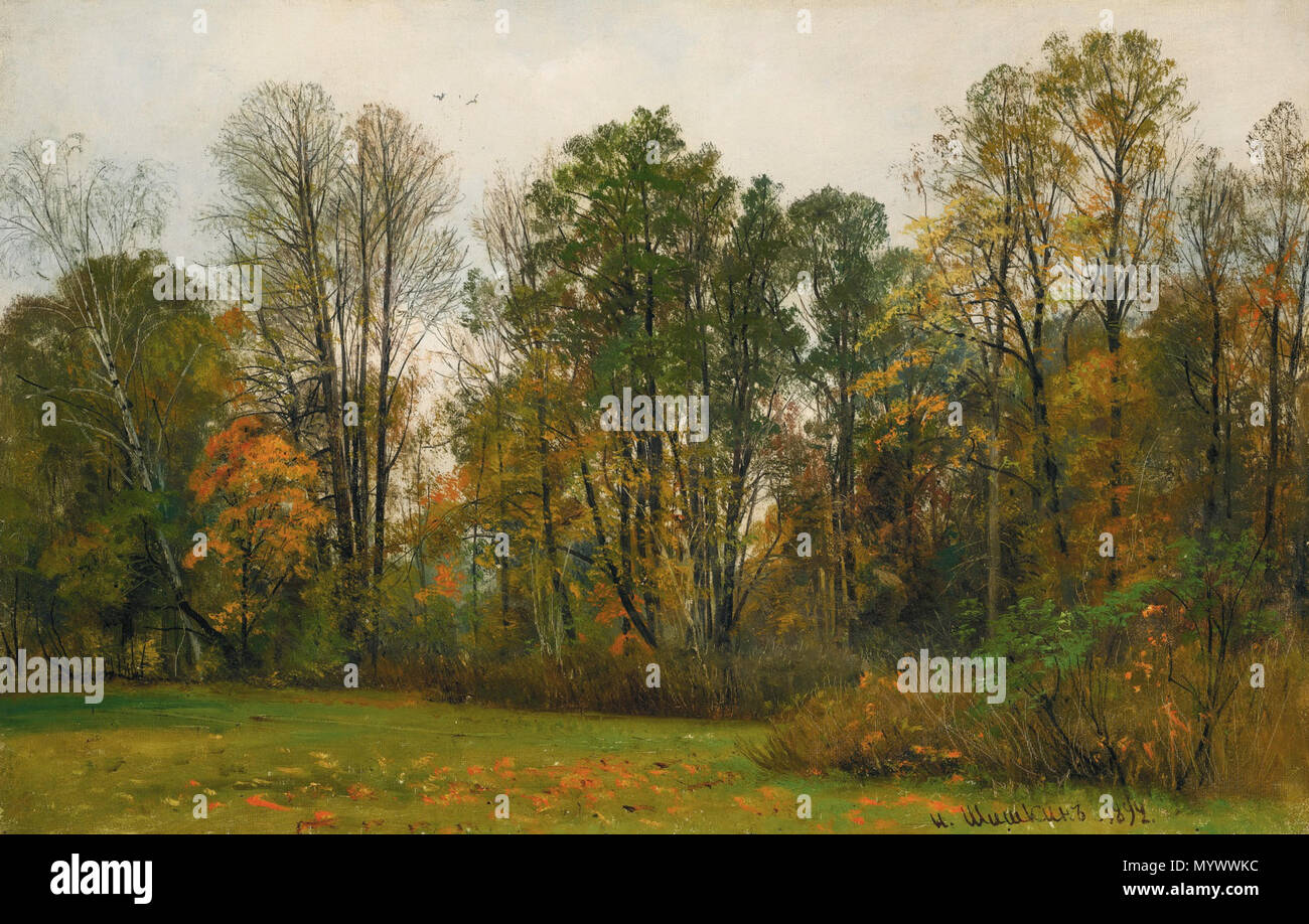 . Русский: Осень. Herbst. 1892 13 Herbst (shishkin) Stockfoto