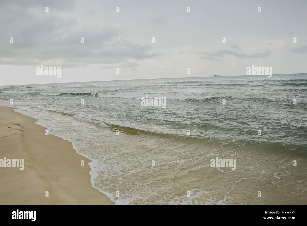 Fort Morgan Beach Stockfoto