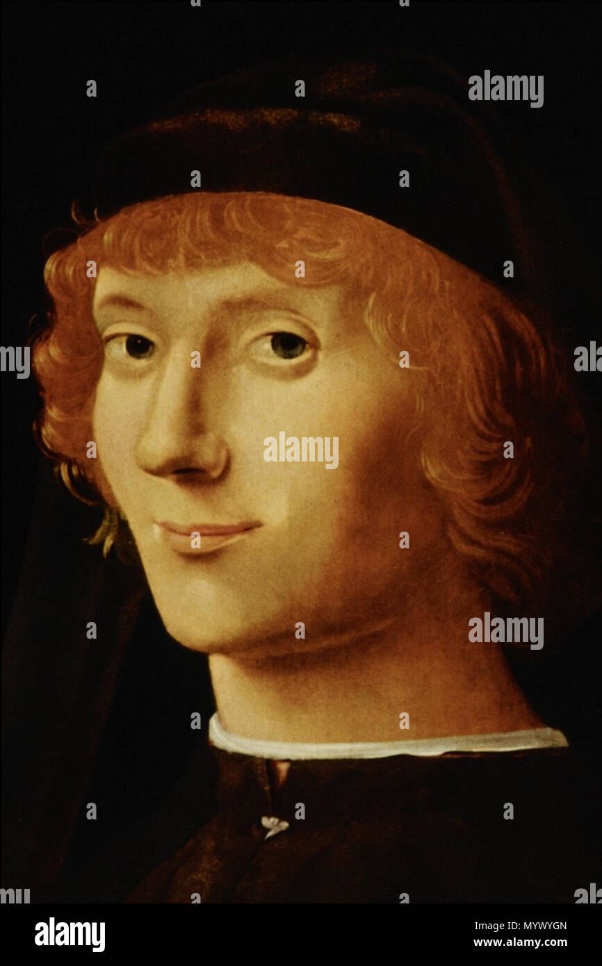 370 Porträt: Antonello da Messina Stockfoto