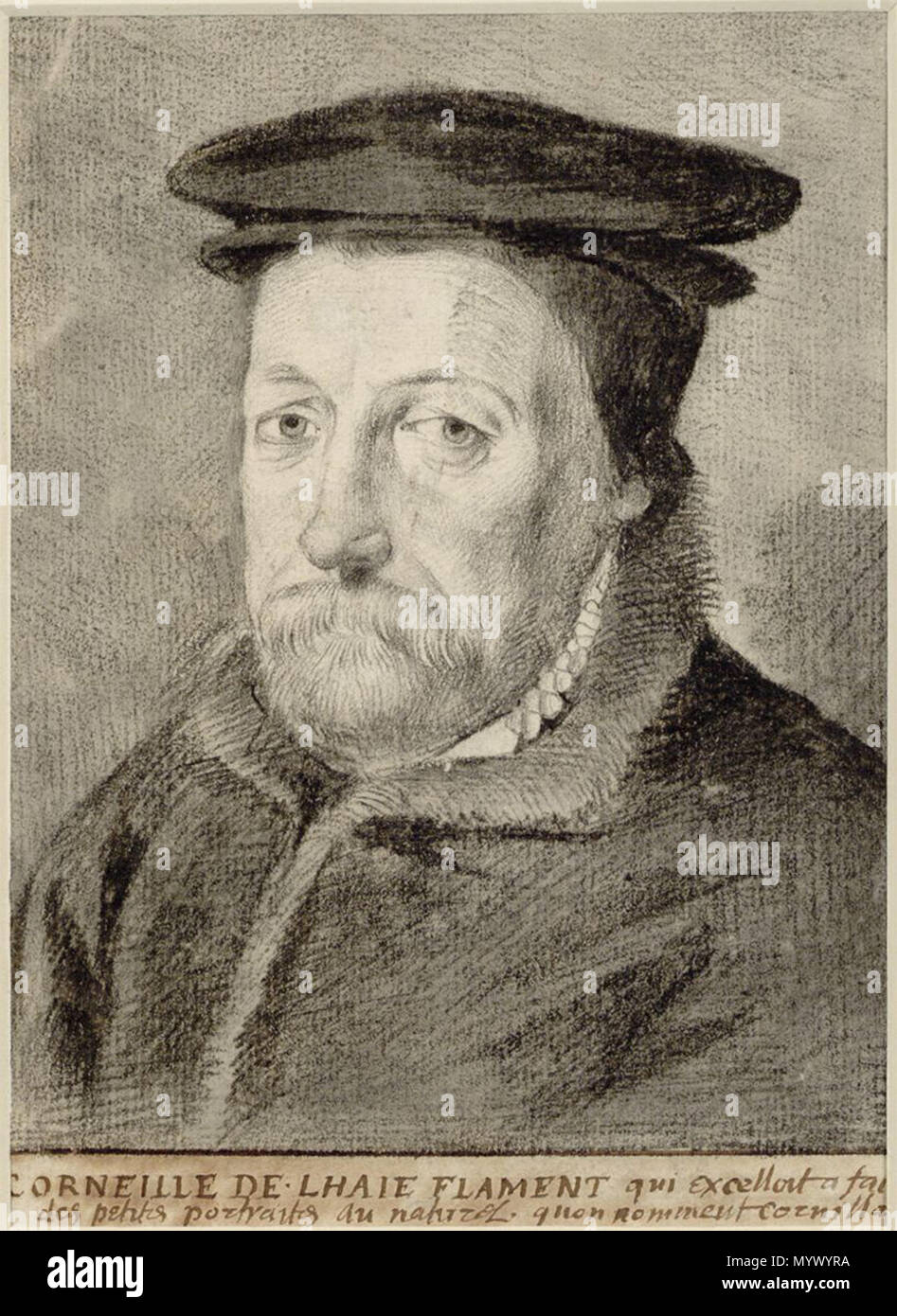 . Englisch: Corneille de Lyon - Selbstportrait (Kopie an Claude Mellan, Albertina Inv.-Nr. 32802) 13,4 x 18,9 cm zugeschrieben. 17. Jahrhundert. Claude Mellan (1598-1688) Alternative Namen Mellen; Mellan; Melan; c. mellan Beschreibung Französische Maler, Kupferstecher und Verfasser der Stellungnahme Datum der Geburt / Tod 23. Mai 1598 (Taufen) 9. September 1688 Ort der Geburt / Todes Abbeville Paris Arbeitsort Rom (1624 - 1636); Paris (1636 - 1688) Kontrolle: Q 1274026 VIAF: 73888233 ISNI: 0000 0001 2139 4377 ULAN: 500026391 82074138 LCCN: n NLA: 35714729 WorldCat nach Corneill zugeschrieben Stockfoto