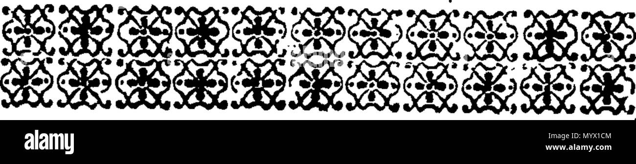 . Englisch: Fleuron aus Buch: Arithmetick in Inbegriff. In zwei Teile. Von William Webster, W. M. 378 Arithmetick in Inbegriff. In zwei Teile. Von William Webster, W. M. Fleuron T 022413-36 Stockfoto