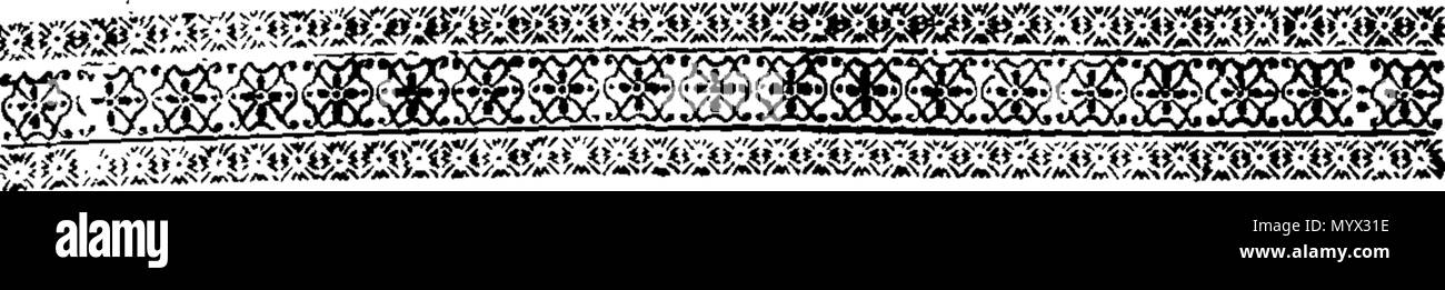 . Englisch: Fleuron aus Buch: Atlas geographus: oder, ein compleat System der Geographie, Antike und Moderne. Mit was ist der am häufigsten in Bleau, Verenius, Cellarius, Cluverius, Baudrand, Brietius, Sanson, &c. Mit den Entdeckungen und Verbesserungen der besten modernen Autoren zu dieser Zeit. Illustriert mit über 100 neuen Karten, von den neuesten Beobachtungen durchgeführt, die von Herman Moll, Geograph, und viele andere Schnitte, von den besten Künstlern. Europa ist zwei Bände, mit Sechzig acht Karten, Sanson's Tabellen, &c. Vol. I.386 Atlas geographus - oder, ein compleat System der Geographie, antike und moderne Fleuron T 091437-3 Stockfoto