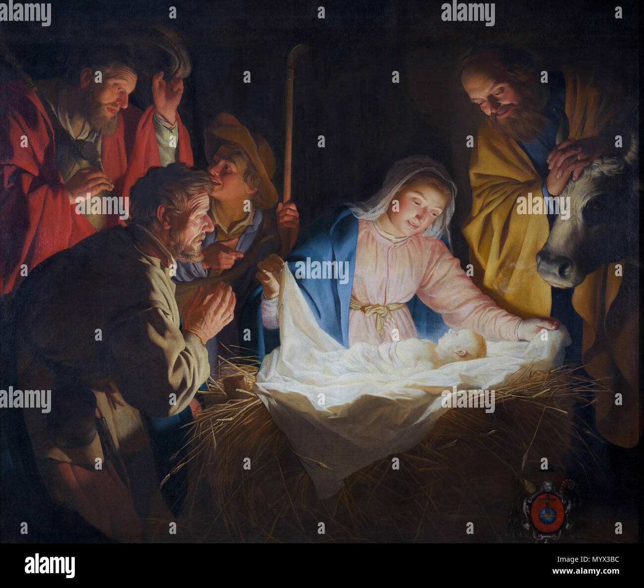 Die Anbetung der Hirten, von Gerard van Honthorst. Die Anbetung der Hirten. 1622 268 die Anbetung der Hirten, von Gerard van Honthorst Stockfoto Die Anbetung der Hirten, von Gerard van Honthorst. Die Anbetung der Hirten. 1622 268 die Anbetung der Hirten, von Gerard van Honthorst Stockfoto