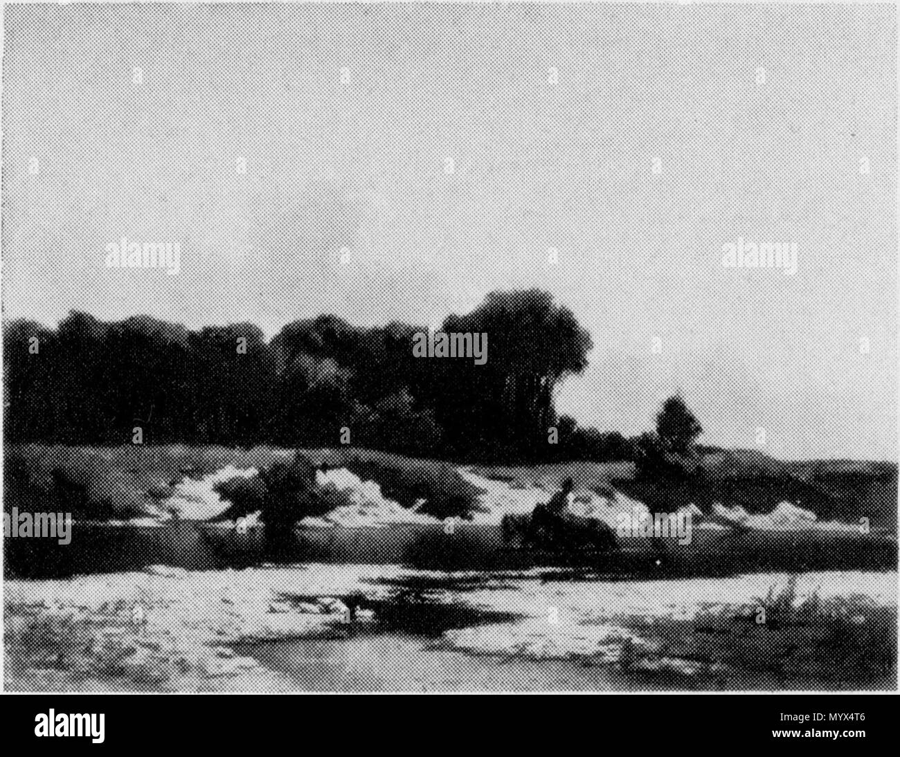 . Nederlands: Het paardenwed. Öl auf. 26,2 × 33,9 cm (10,3 x 13,3 in). Amsterdam, Rijksmuseum Amsterdam. . 1858. Johann Gualbert Raffalt 98 Die Horsepond von Johann Gualbert Raffalt Rijksmuseum Amsterdam SK-A-3088 Stockfoto