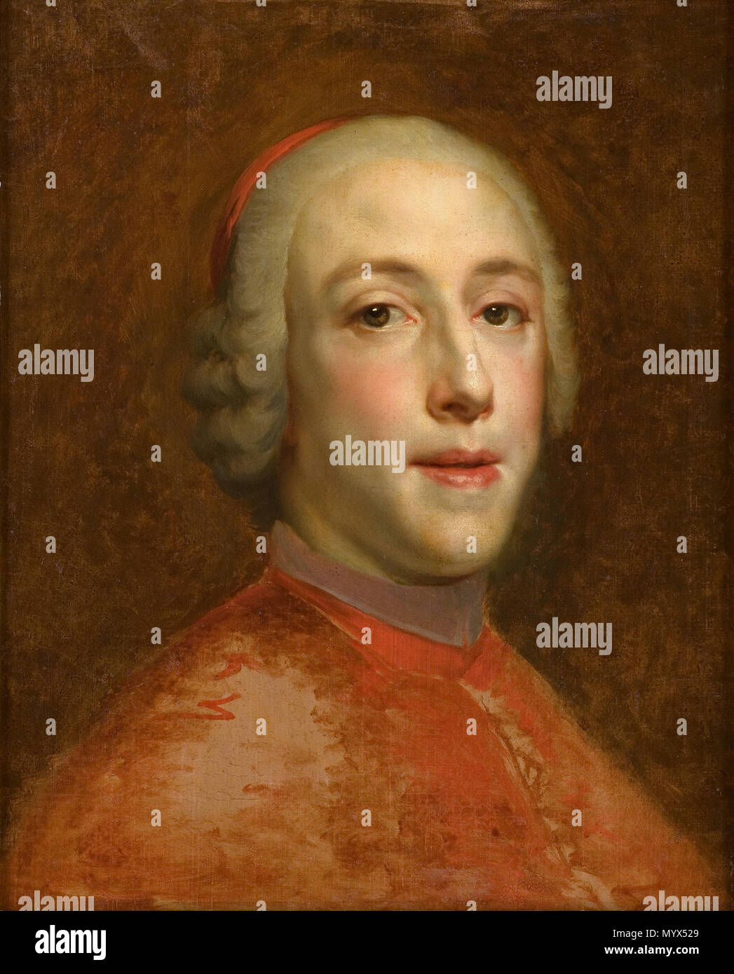 . Ritratto di Henry Benedikt Marie Clement Edward Stuart, cardinale York. 1756 18 Ritratto di Henry Benedikt Marie Clement Edward Stuart, cardinale York Stockfoto