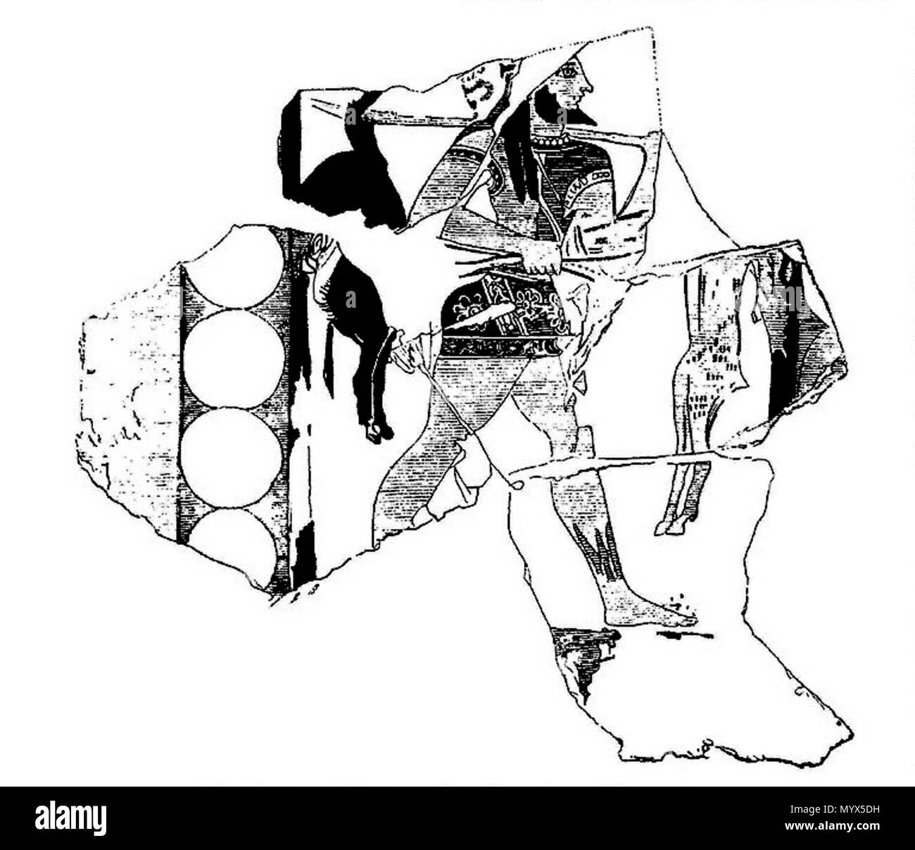 . Français: Illustration. 3. Mai 2018. Daremberg 97 T1 p1 dagrpic 5643 Stockfoto