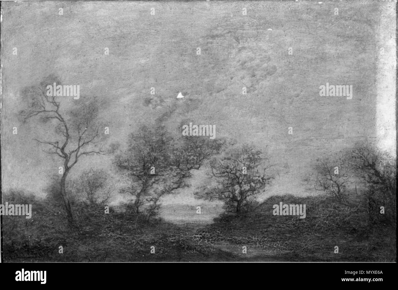 . Frühling. Zwischen 1880 und 1899 17 Brooklyn Museum - Frühling - Ralph Albert Blakelock Stockfoto