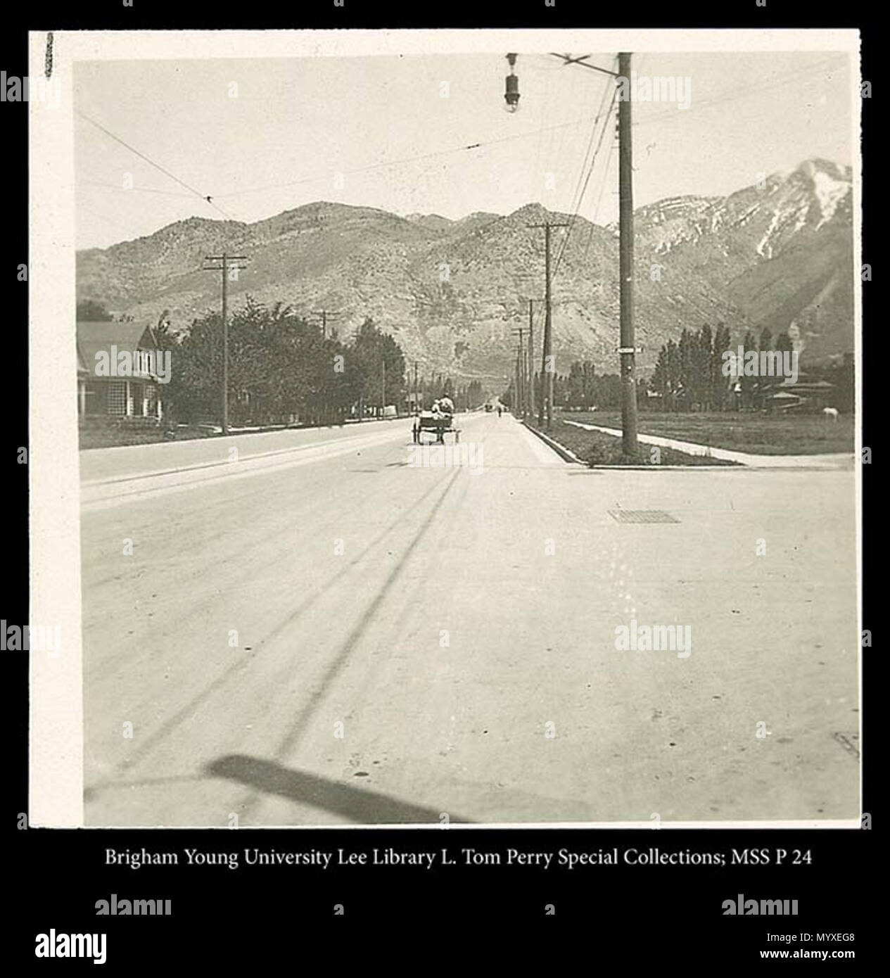 Call #: MSS P 24 Kasten 7 Ordner 6. 622 MSS P 24B7 F 6. zwischen ca. 1895 und ca. 1900 2 25th Street Stockfoto