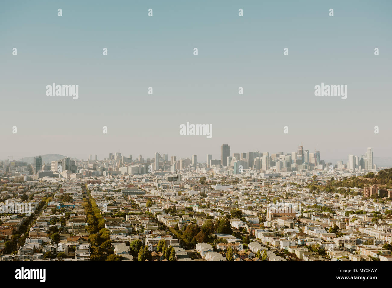 San Francisco anzeigen Stockfoto