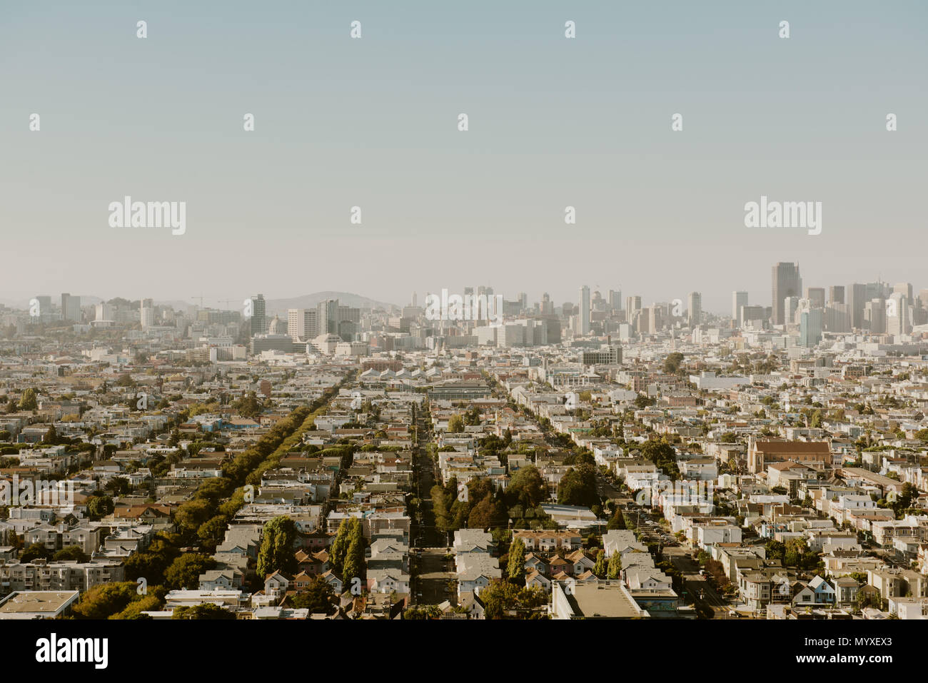 San Francisco anzeigen Stockfoto