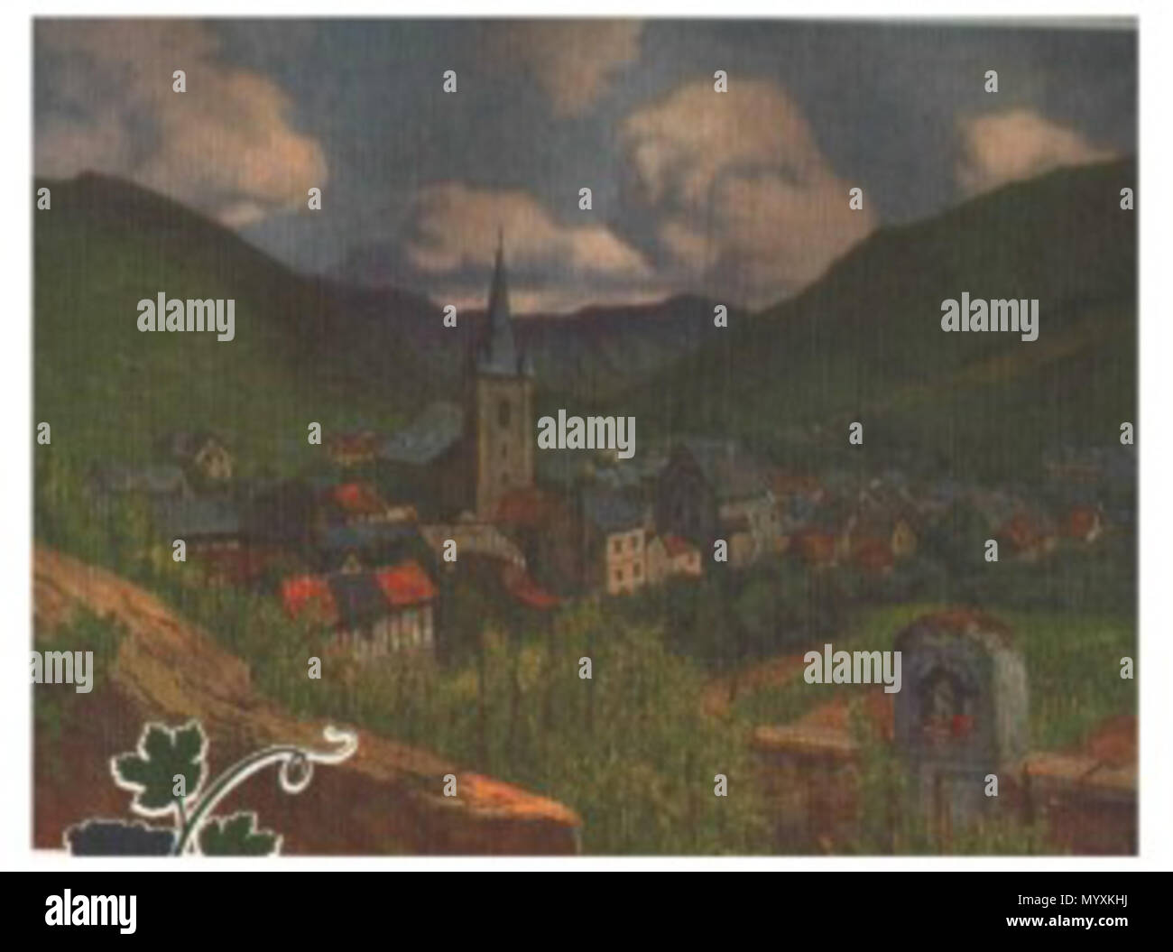 . English: ernau Weinpatenschaftsgemälde 'Da. d. Ahr'. ca. 1935 36 Fritz von Wille0078 Stockfoto